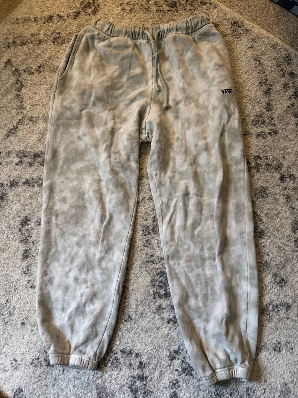 Vans Gray Tie-Dye Jogger Sweatpants
